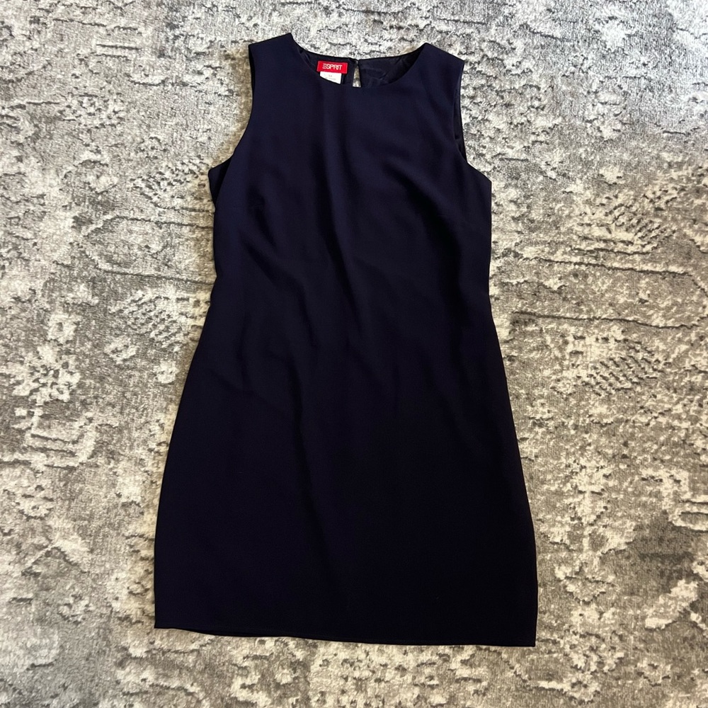 Esprit Navy Blue Sleeveless Mini Dress